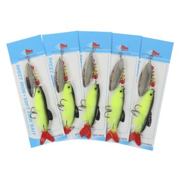 Блесна с силиконовой рыбкой TPY-8cm Weight:14.5g SIZE:8cm col:812